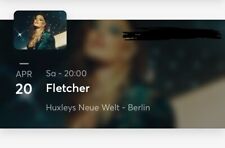 Fletcher konzert ticket gebraucht kaufen  Berlin