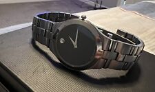 movado museum men s black dial watch for sale  Pittston