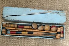 Vintage wood croquet for sale  Fox River Grove