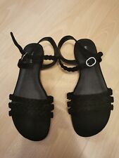 Damen sandalen schwarz gebraucht kaufen  Helmbrechts