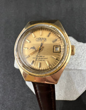 Relógio de pulso feminino vintage Cornavin folheado a ouro AU 21 joias comprar usado  Enviando para Brazil