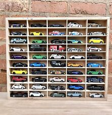 Prateleira de madeira compatível com Hot Wheels caixa de fósforos fundido display 50 carro brinquedo 1/64 comprar usado  Enviando para Brazil