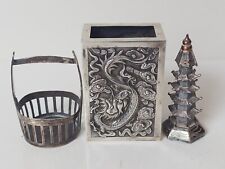 Chinese silver basket for sale  UK