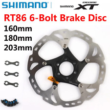 Disco de freio SHIMANO XT RT86 rotor tecnologia ponto de gelo 6 parafusos 160MM 180MM 203MM comprar usado  Enviando para Brazil