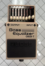 Equalizador de baixo Boss GEB-7 7 bandas equalizador de efeitos de guitarra pedal loja modelo de exibição comprar usado  Enviando para Brazil