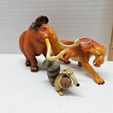 ICE AGE Collector Figure Set - MANNY DIEGO SCRATCH - Mammoth Sabretooth Squirrel, used for sale  Shipping to South Africa