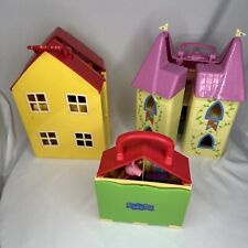 Peppa Pig 3 Pop N Play Fold N Carry House Castillo Set Incluye Todo Mostrado segunda mano  Embacar hacia Argentina