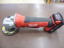 Milwaukee M18 2680-20 4-1/2" 18V  Cordless Grinder w- 2.0 BATTERY, used for sale  Shipping to South Africa