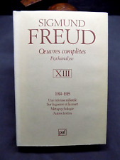 Sigmund freud oeuvres d'occasion  Poitiers