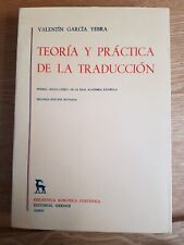 Teoría práctica traducción for sale  SUTTON COLDFIELD