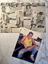 Tommy Puett Pinup y recorte de la revista adolescente de los 80. River Phoenix, Corey Haim, segunda mano  Embacar hacia Argentina