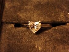 heart shaped diamond engagement rings for sale  SOLIHULL