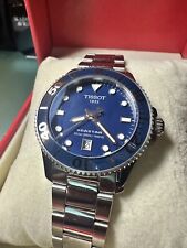 Relógio unissex Tissot Seastar 1000 mostrador azul quartzo feminino T120.210.11.041.00 usado, usado comprar usado  Enviando para Brazil