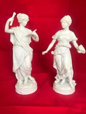 Coppia statuine porcellana usato  Lecce