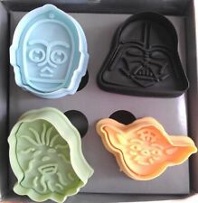 Usado, Molde cortador de biscoitos Star Wars assar mandalorian grogu estêncil bolo de aniversário comprar usado  Enviando para Brazil