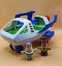 Fisher Price Little People Buzz Lightyear nave espacial foguete Toy Story e Woody comprar usado  Enviando para Brazil