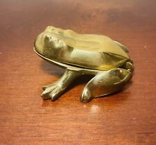 Vtg brass frog for sale  Cumming