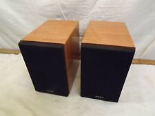 Pair Teac LS-MC90 Shelf Speakers 60 Watt Bookshelf Glossy Wood Finish for sale  Shipping to South Africa