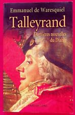 Talleyrand dernières nouvelle d'occasion  Montreuil