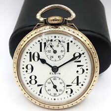 Relógio de bolso 1927 Elgin grau 472 B.W. Raymond Modelo 15 21j 16s UP DOWN DIAL RUN comprar usado  Enviando para Brazil