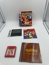 Primera Impresión Pokémon Versión Roja Completa en Caja EN CAJA Batería Original aún guardada segunda mano  Embacar hacia Argentina