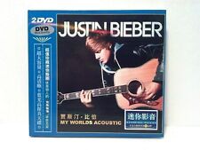 DVD Justin Bieber My Worlds Acoustic 2011 2 Blue-ray 2 DVD QUASE PERFEITO comprar usado  Enviando para Brazil