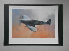 MILITARY AVIATION PRINT- CLIPPED SPIT- WINGS OF MK V CLIPPED TO IMPROVE SPEED for sale  Shipping to South Africa