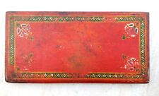 Silla baja antigua rara pintada de laca de madera santo sacerdote hindú pintada de laca antigua rara segunda mano  Embacar hacia Argentina