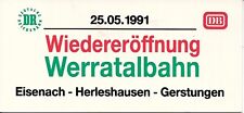 Eisenbahnschild wiedereröffnu gebraucht kaufen  Lehrte