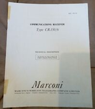 Marconi cr150 manual for sale  HARLESTON