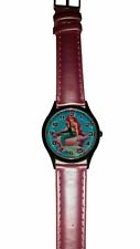 Reloj de pulsera The Little Mermaid Ariel rosa correa de cuero genuino segunda mano  Embacar hacia Argentina