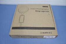 Kit de luz anel fotografia vídeo suporte branco F-537 celular luz quente e fria, usado comprar usado  Enviando para Brazil