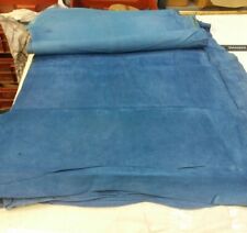 Blue suede leather for sale  Shipping to Ireland