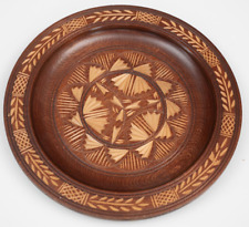 Vintage wooden plate for sale  NOTTINGHAM