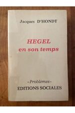 Hegel temps jacques d'occasion  Rouffach