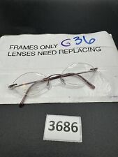Óculos de metal silhueta 6486 40 V 6054 47 19 135 armação mínima sem aro comprar usado  Enviando para Brazil