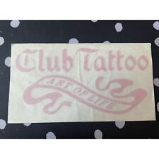 Club tattoo vinyl for sale  Apache Junction