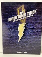 THE LIGHTNING THIEF The Percy Jackson Musical Glow Bolt pin BROADWAY OFFICIAL  for sale  Shipping to South Africa