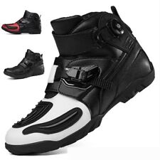 Botas curtas masculinas de motocicleta profissional antiderrapante botas de motocicleta, usado comprar usado  Enviando para Brazil