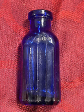 Vintage Cobalt Blue 1/2 Oz. Medicine Bottle. Unbranded. -- 6779 for sale  Shipping to South Africa