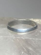 Plain ring wedding  band stacker sterling silver women  v, used for sale  Shipping to South Africa