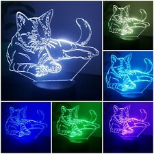 Katze led tischlampe gebraucht kaufen  Tröglitz