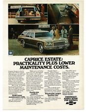 1975 Chevrolet Chevy Caprice Estate Station Wagon anúncio vintage , usado comprar usado  Enviando para Brazil