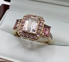 9ct gold morganite for sale  BRIGHOUSE