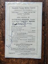 Autographed kathleen ferrier for sale  MANNINGTREE