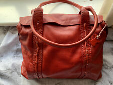 RADLEY Ladies Red Leather Large Shoulder Tote Slouch Hand Luggage Bag for sale  THETFORD