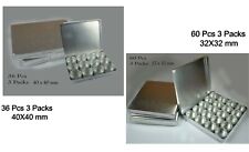 Juego de 6 paquetes/96 piezas de frascos de aluminio caja de almacenamiento 32 y 40 mm piedras preciosas/diamantes  segunda mano  Embacar hacia Argentina