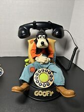Vintage Disney Telemania Goofy Animated Talking Landline Corded Telephone Works for sale  Shipping to South Africa