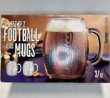 football mugs 37oz glass for sale  Vacaville