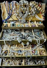 Estate Vintage to Modern Costume Jewelry 1 LB WEARABLE Bulk Lot Grab Bag Resell, used for sale  Shipping to South Africa